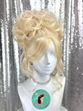 Custom Lace Front Wig in Style 'Armoire' - 90s' Inspired Messy French Twist Updo Hair