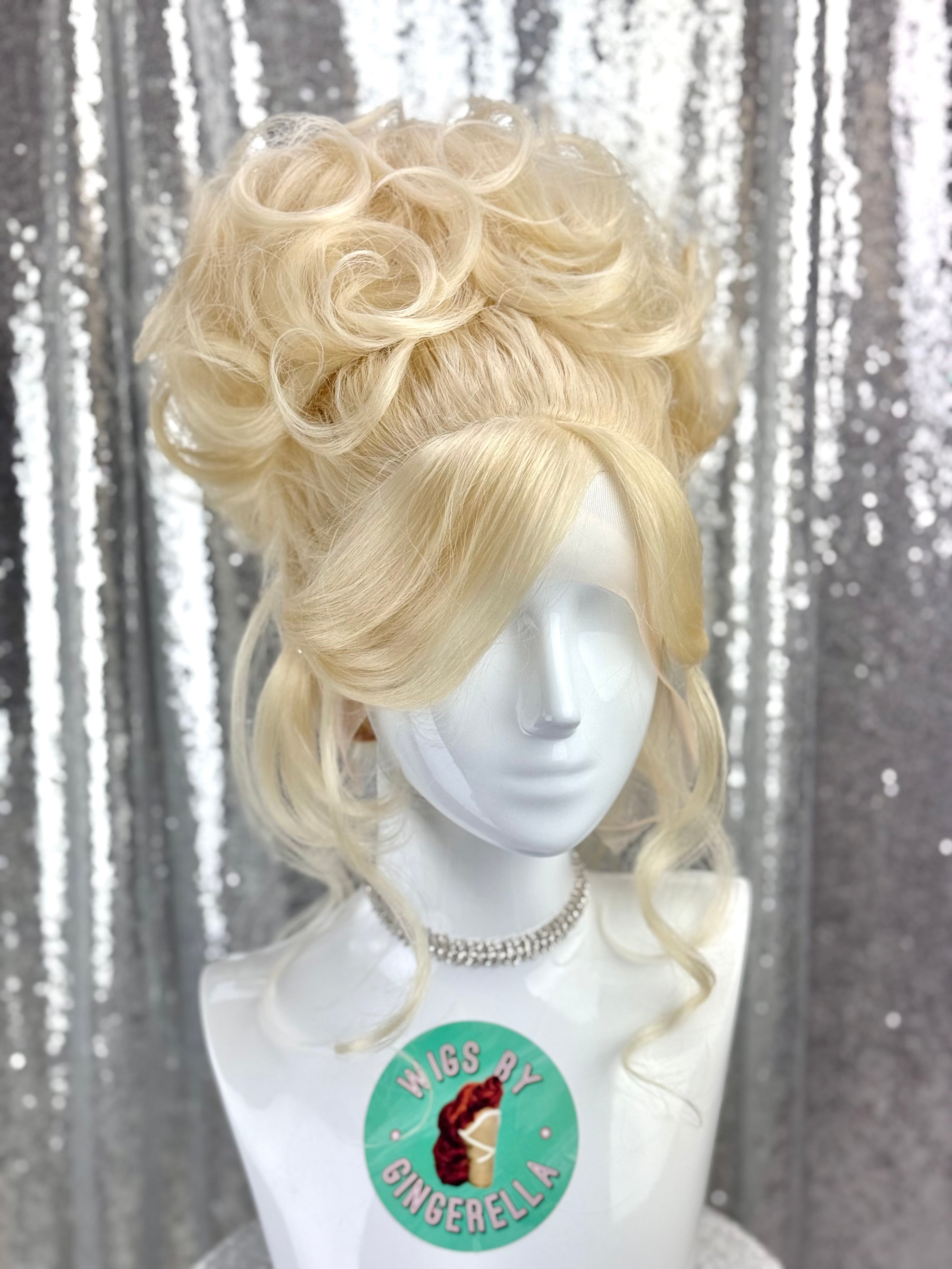 Custom Lace Front Wig in Style 'Armoire' - 90s' Inspired Messy French Twist Updo Hair