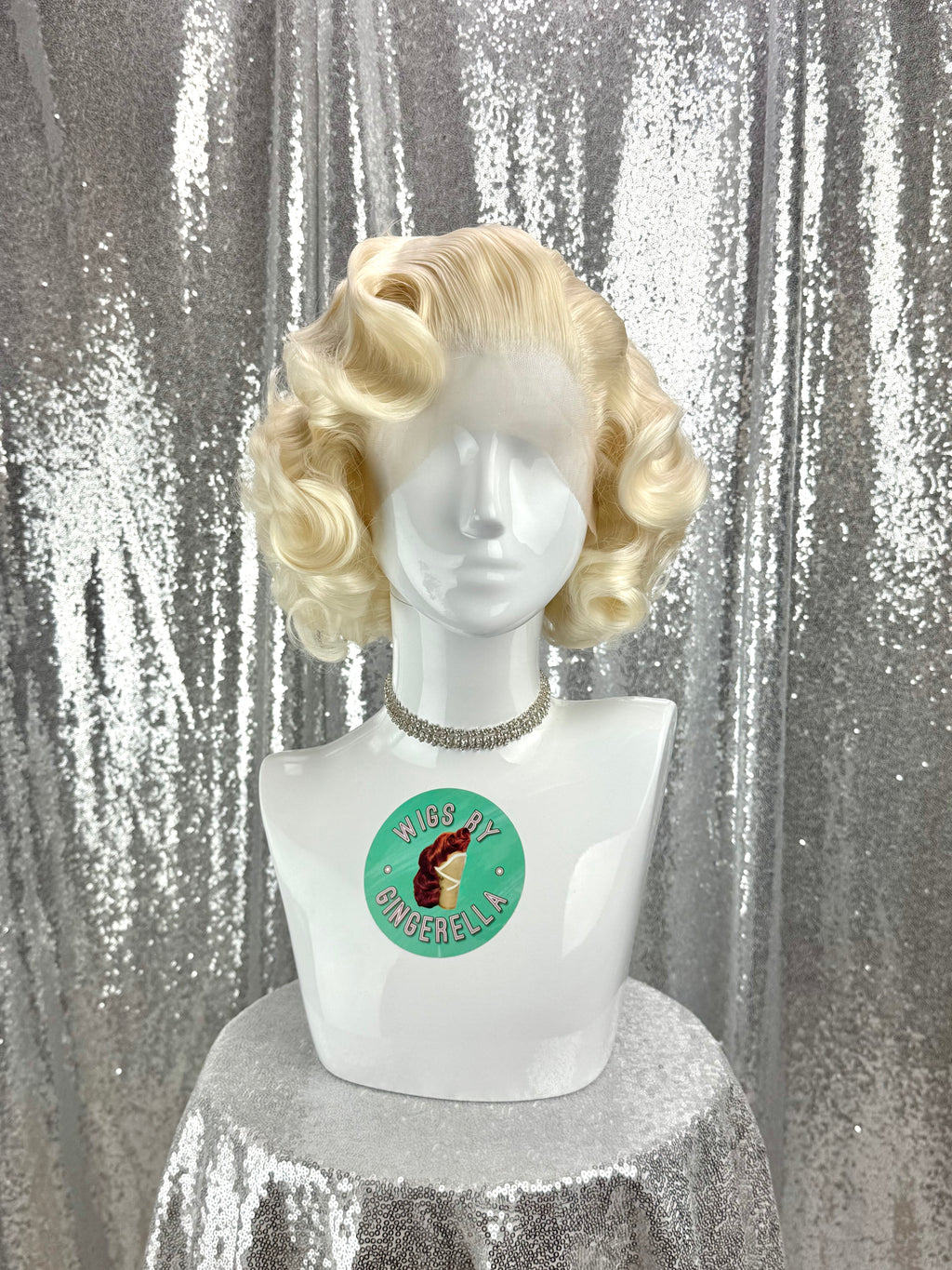 Custom Lace Front Wig in Style "Icon" - 1950's Inspired Old Hollywood Glamour Hair