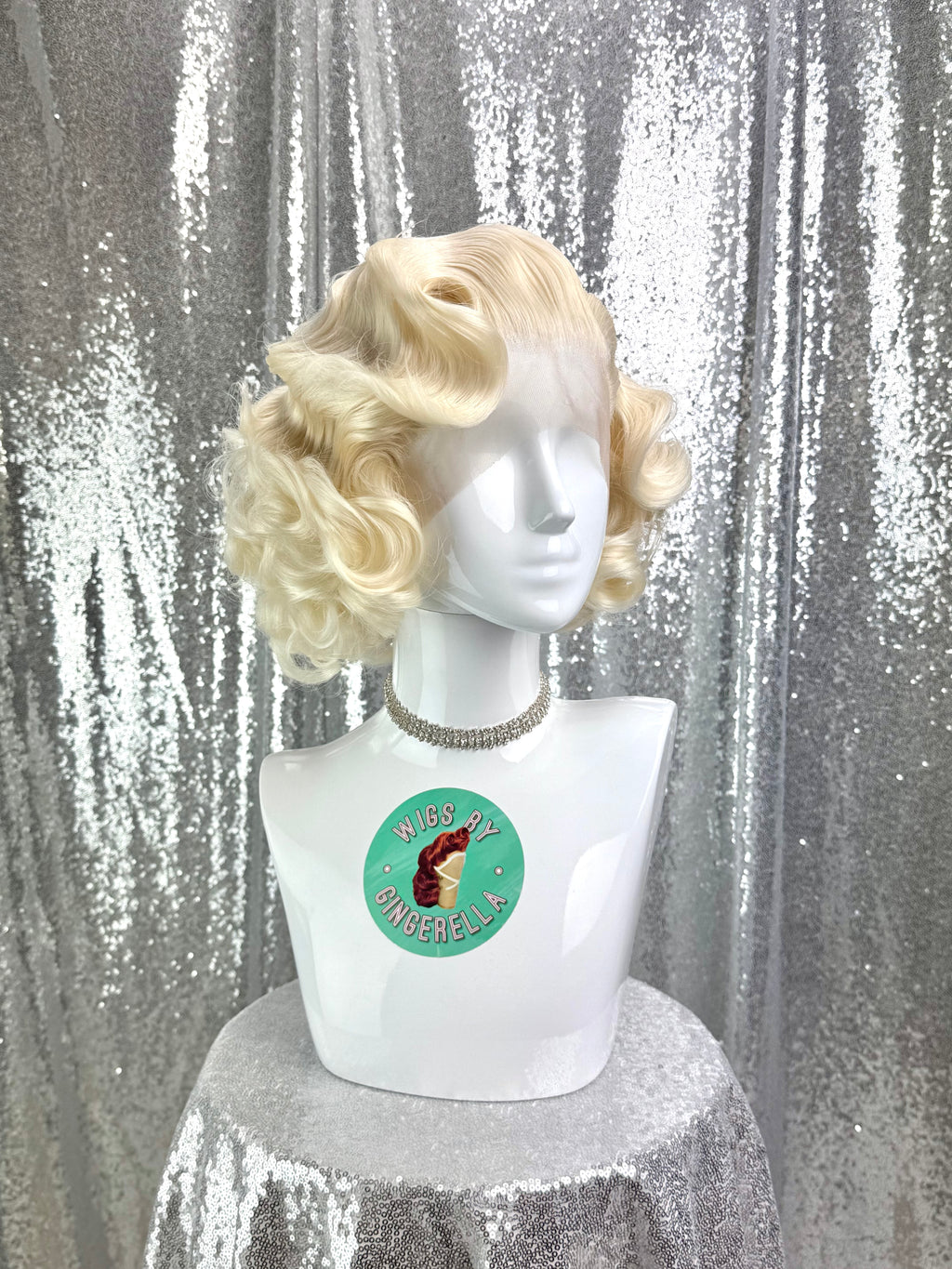 Custom Lace Front Wig in Style "Icon" - 1950's Inspired Old Hollywood Glamour Hair