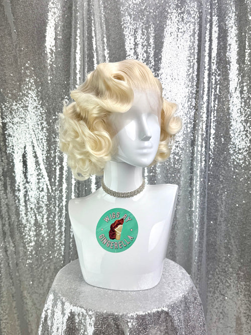 Custom Lace Front Wig in Style "Icon" - 1950's Inspired Old Hollywood Glamour Hair