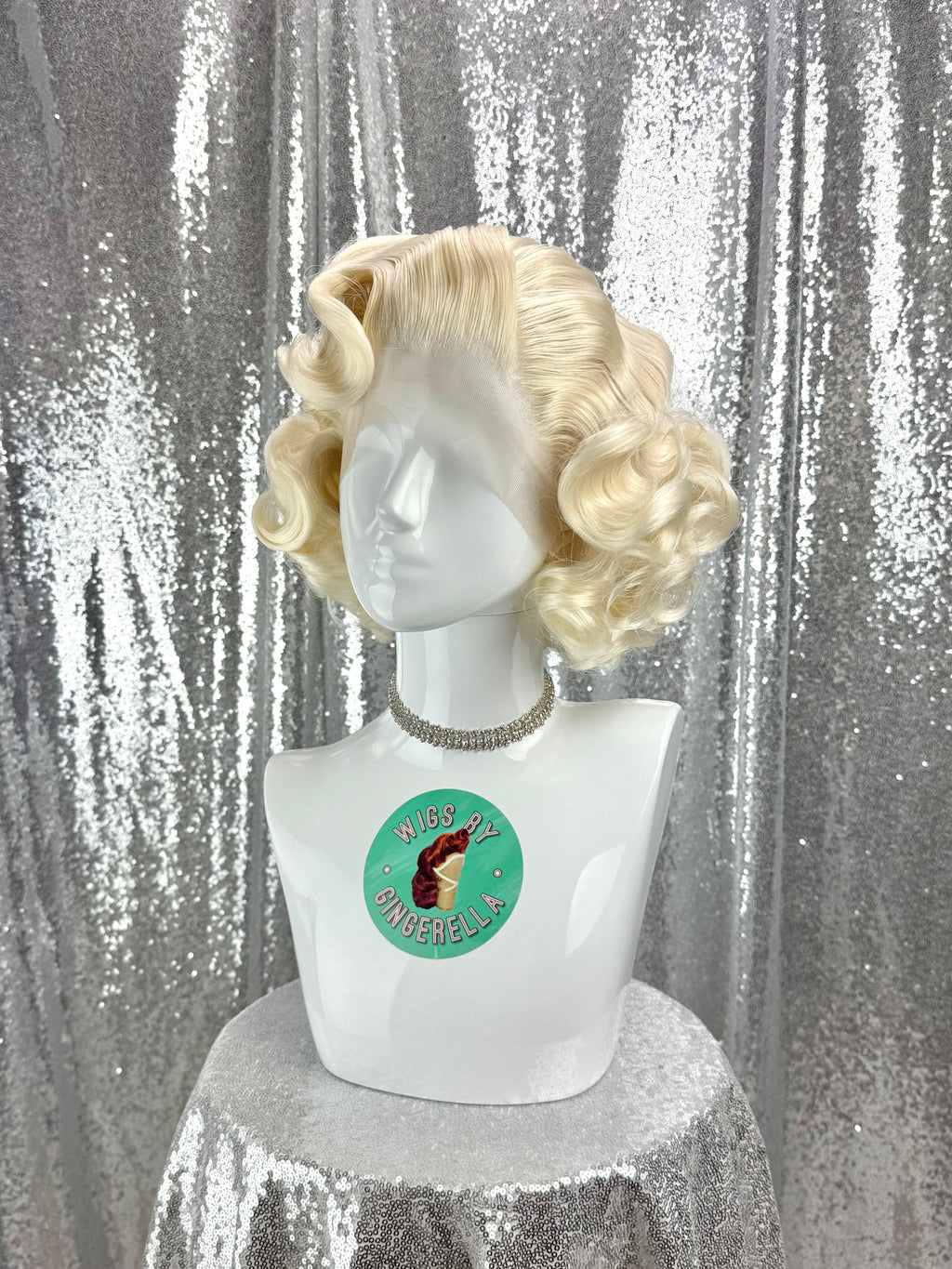Custom Lace Front Wig in Style "Icon" - 1950's Inspired Old Hollywood Glamour Hair
