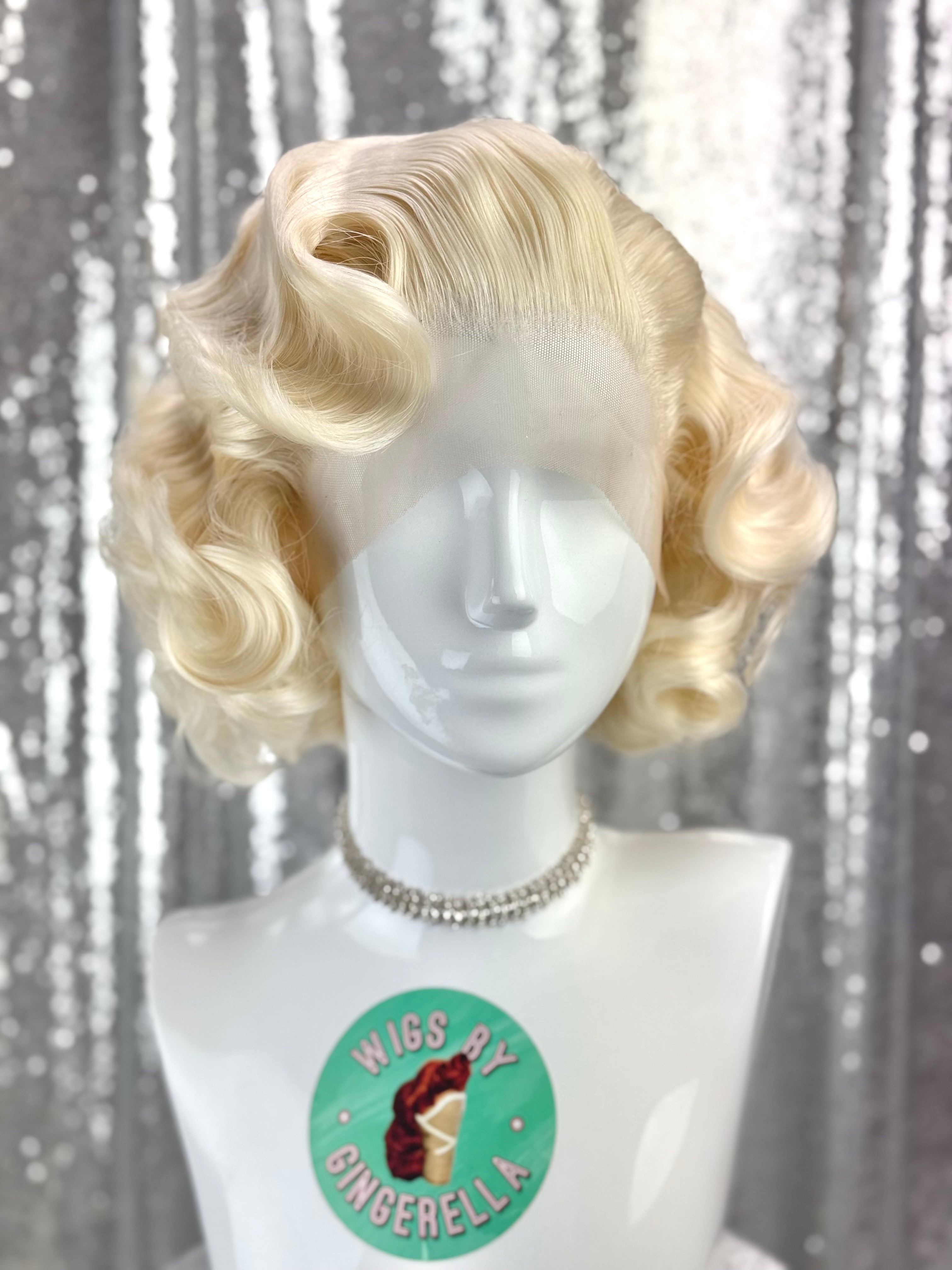 Custom Lace Front Wig in Style "Icon" - 1950's Inspired Old Hollywood Glamour Hair