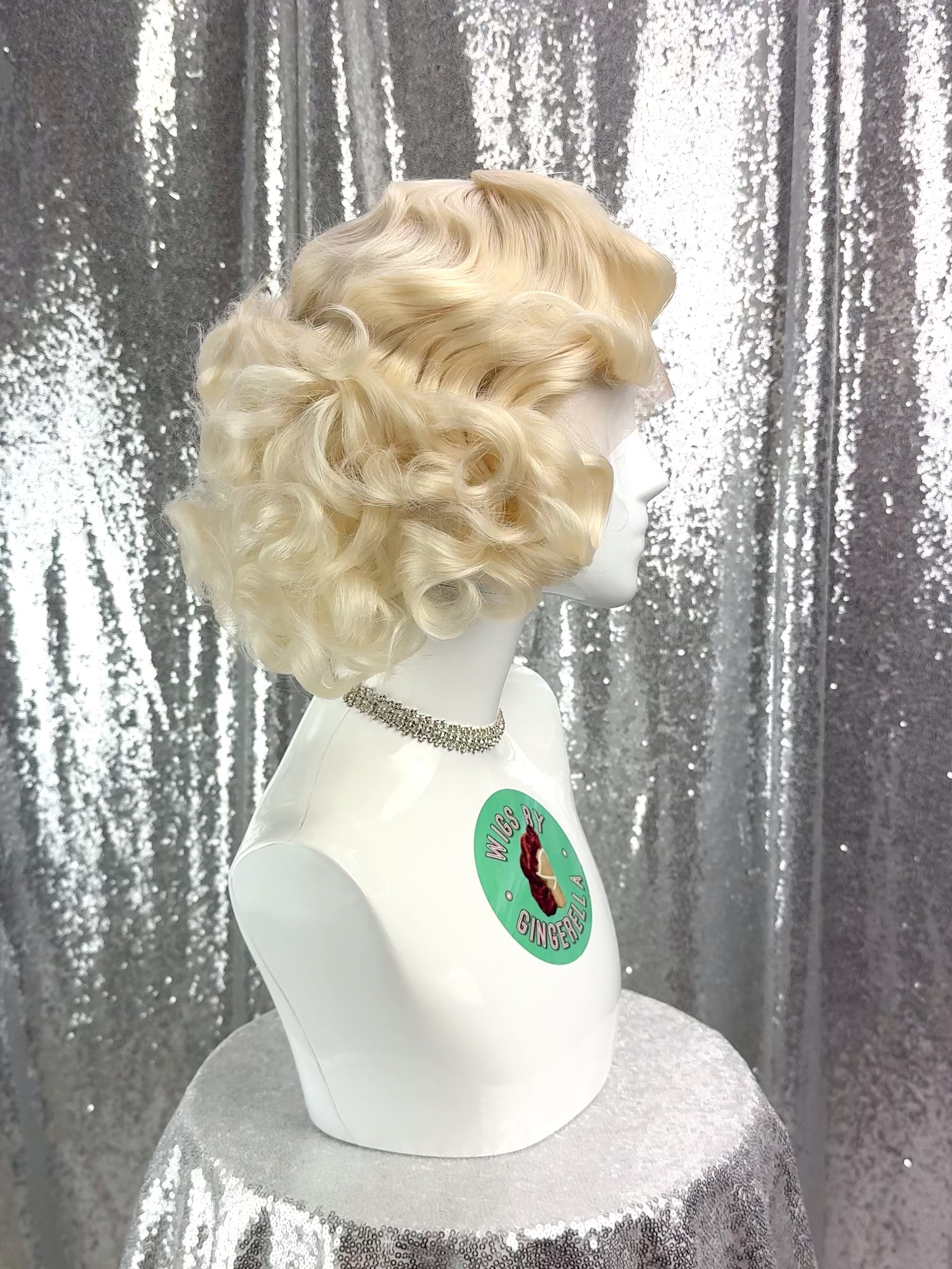 Custom Lace Front Wig in Style "Icon" - 1950's Inspired Old Hollywood Glamour Hair
