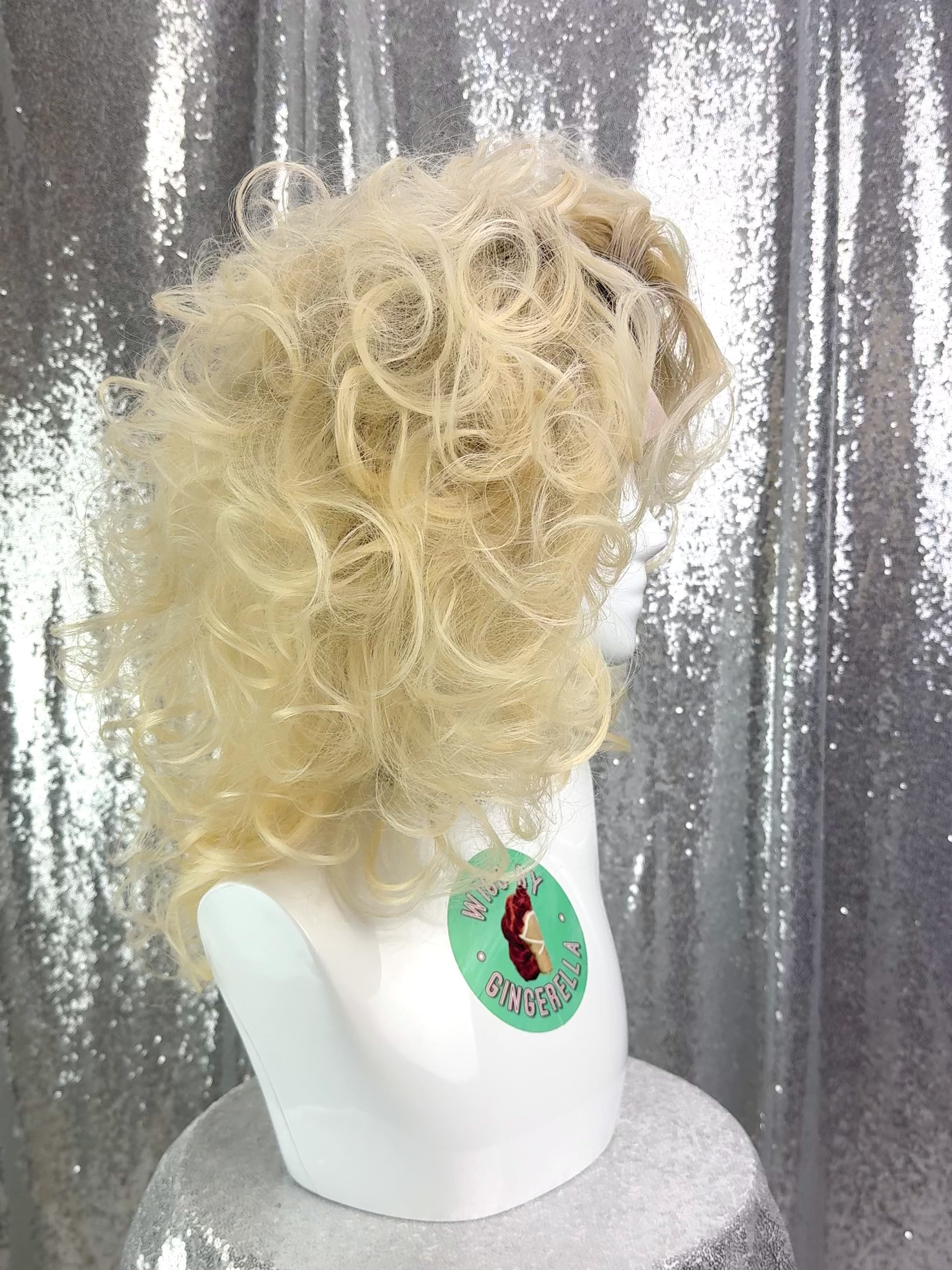Custom Lace Front Wig in Style "Tease" - 80s Inspired Voluminous Textured Layered Hair